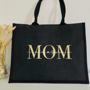 Sac en jute personnalisé Modèle MOM