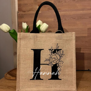 Sac en jute personnalisé Modèle Hannah