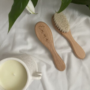 Peigne/brosse en bois bébé