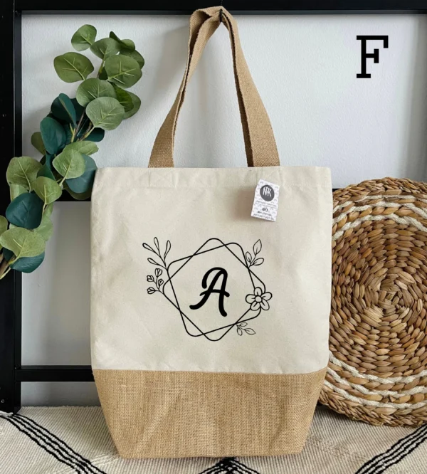 Tote bag Jute/coton Lana