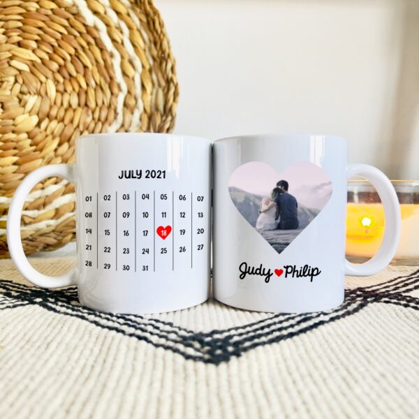 Tasse calendrier